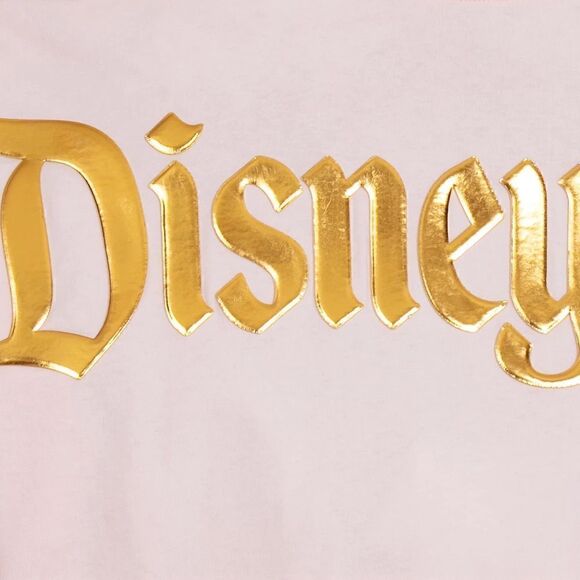 Disneyland Golden Logo Spirit Jersey Large
NWT Pink & Gold - Picture 4 of 4